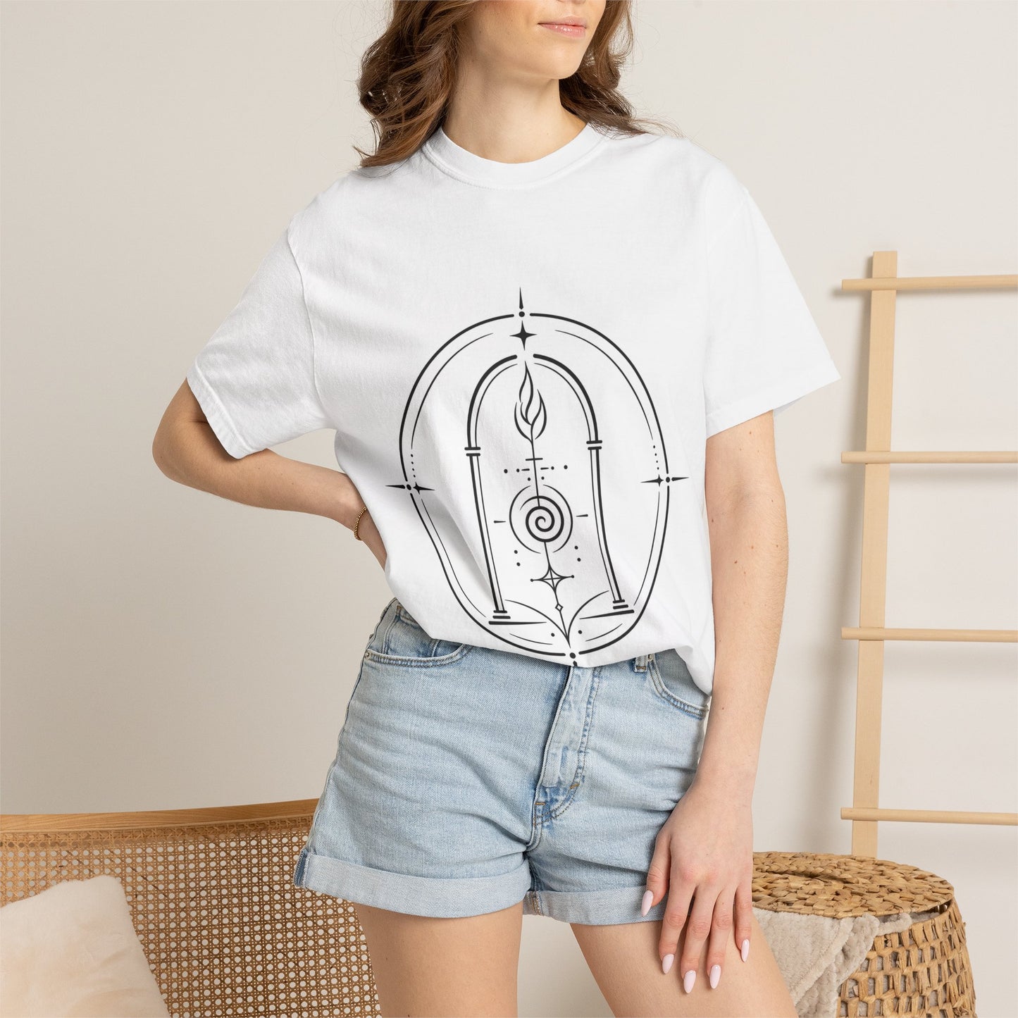 Mystic Sigil T-Shirt — Minimal Arcane Symbol Tee