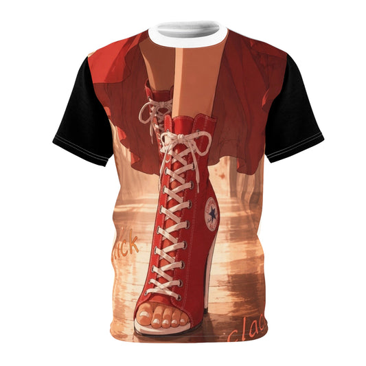 Lady In Red - Unisex Cut & Sew Tee (AOP)