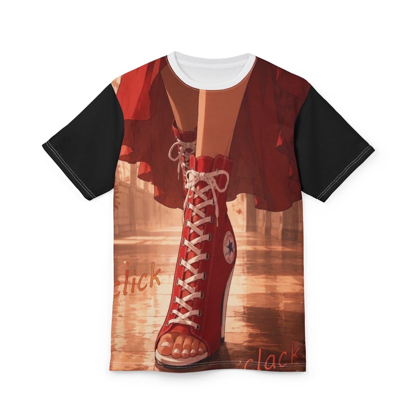 Lady In Red - Unisex Cut & Sew Tee (AOP)